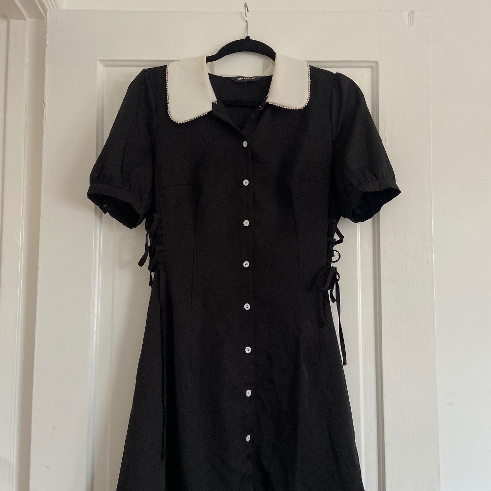 Cute Collared Gothic Dress